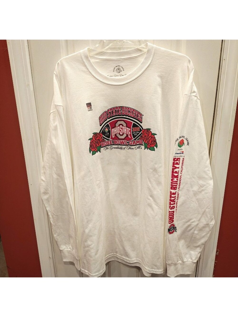 Official Rose Bowl 2022 Ohio State Buckeyes Shirt Mens 2XL White NCAA Football